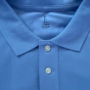 J. CREW Flex piqué polo shirt Light Blue Men’s size L